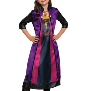 Frozen 2 Anna Disney Purple and Black Girls Princess Costume Toddler XS 3T-4T